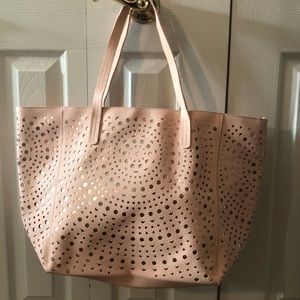 Bath & Body Works light pink tote